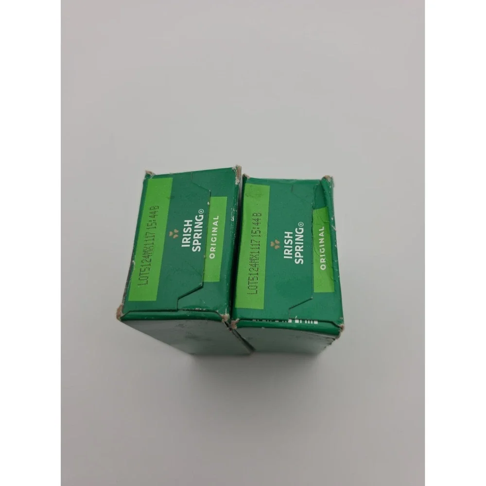 NEW (2 Total) Irish Spring Original Deodorant Bar Soap (2) 4oz